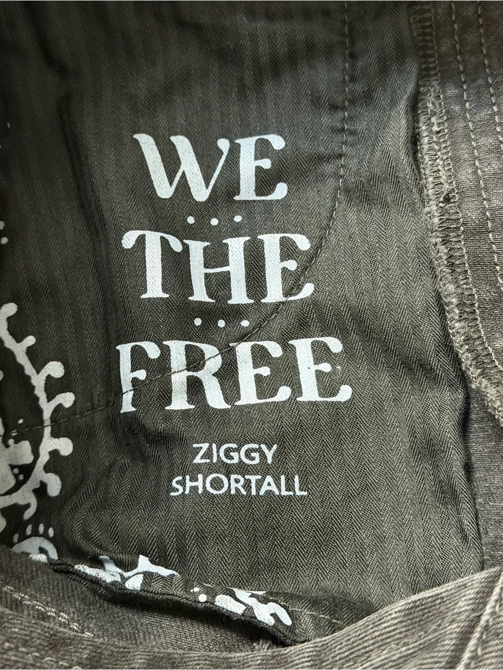 Free People Black Denim Short Overalls